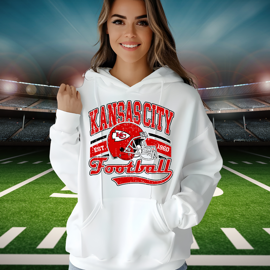 Vintage Kansas City Football T-shirts and Sweatshirts KC Chiefs football NFL football shirts