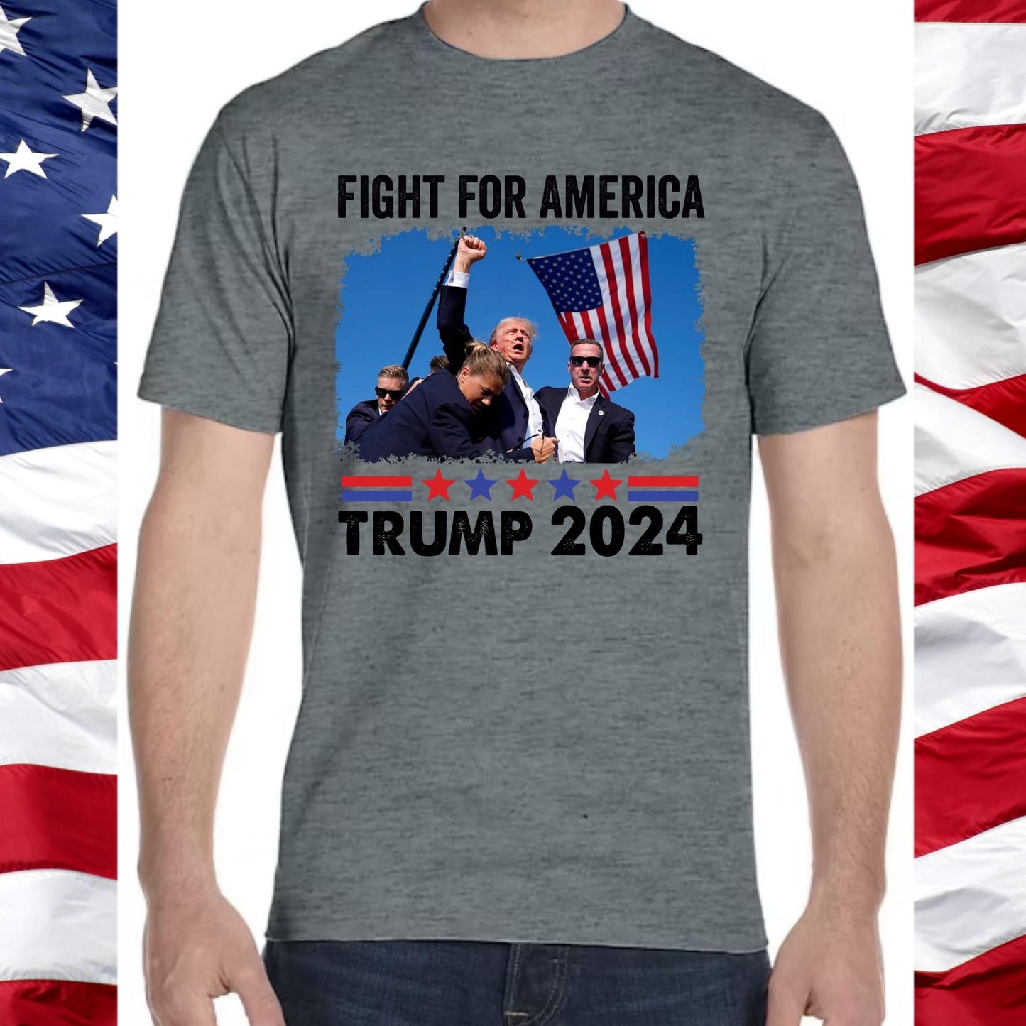 Trump 2024 VARIETY of MAGA shirts, I stand with Trump shirts, YOU MISSED Trump Shirts, Patriot shirts, Republican Party shirts, fight for America trump shirts, funny humorous Trump shirts