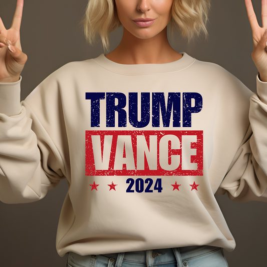 Trump Vance 2024 T-shirts and Sweatshirts Vintage Election shirts Retro Trump Vance shirts.