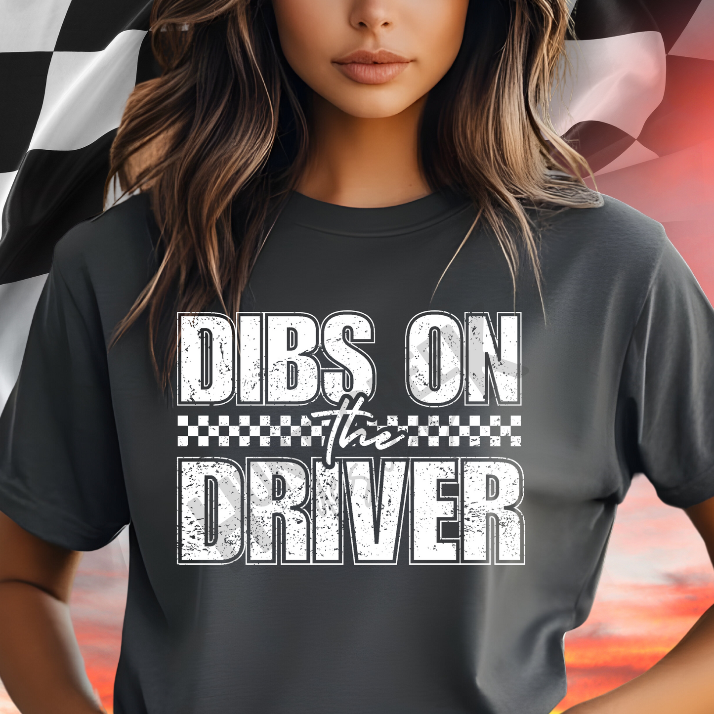 Vintage Dibs On the Driver T-shirts and Sweatshirts Racing shirts Racers Wife Shirts Racing Fan Shirts Drag Racing Dirt Track Racing Apparel