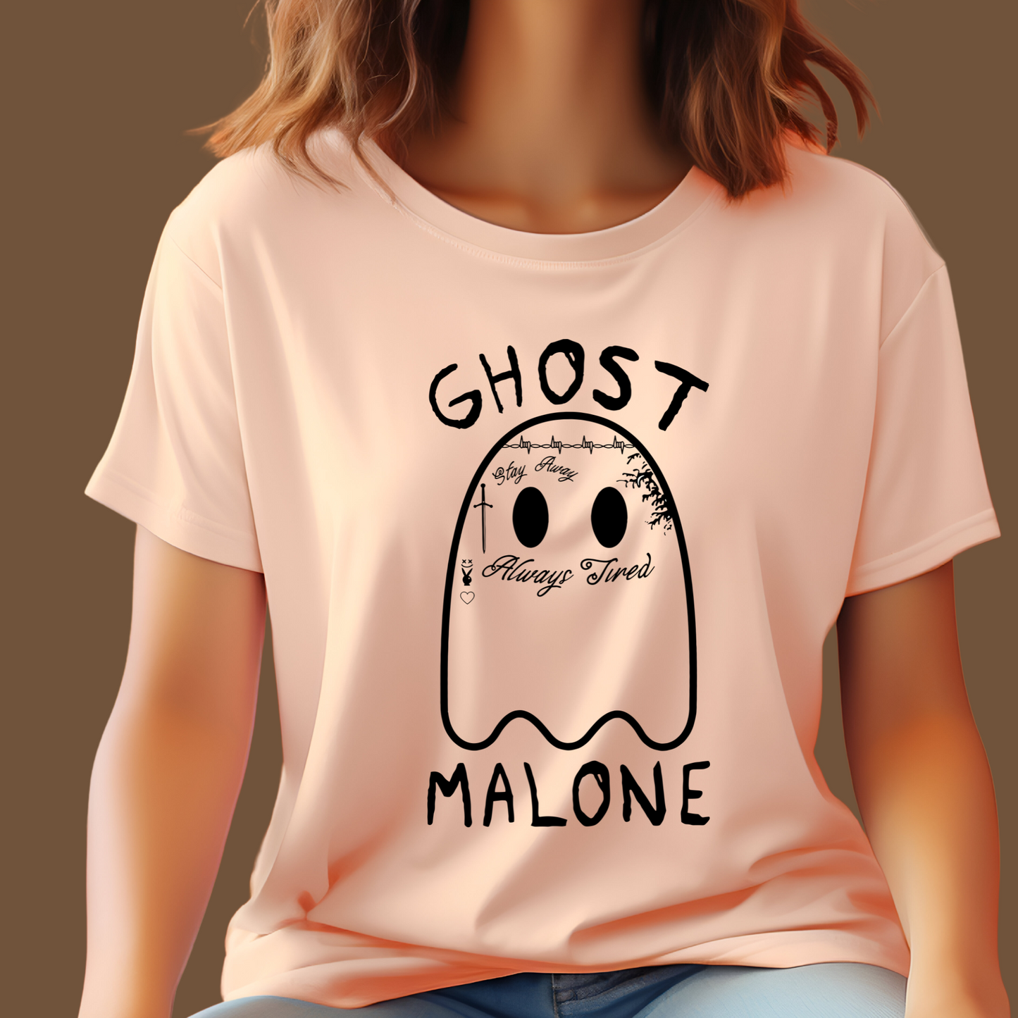 Ghost Malone T-Shirts, Halloween Post Malone T-shirts and Sweatshirts, Fall  outerwear, Ghost Malone trick or treating shirts