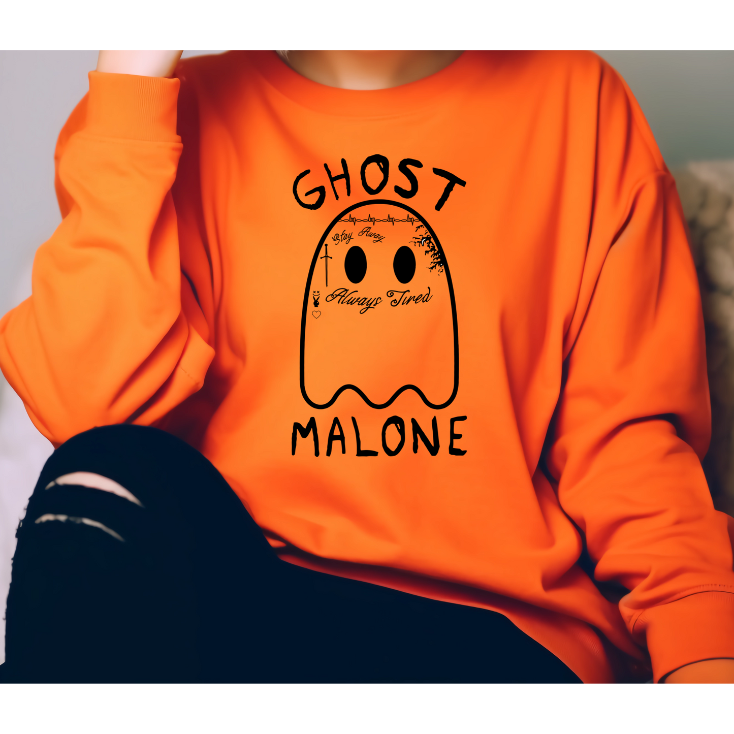 Ghost Malone T-Shirts, Halloween Post Malone T-shirts and Sweatshirts, Fall  outerwear, Ghost Malone trick or treating shirts