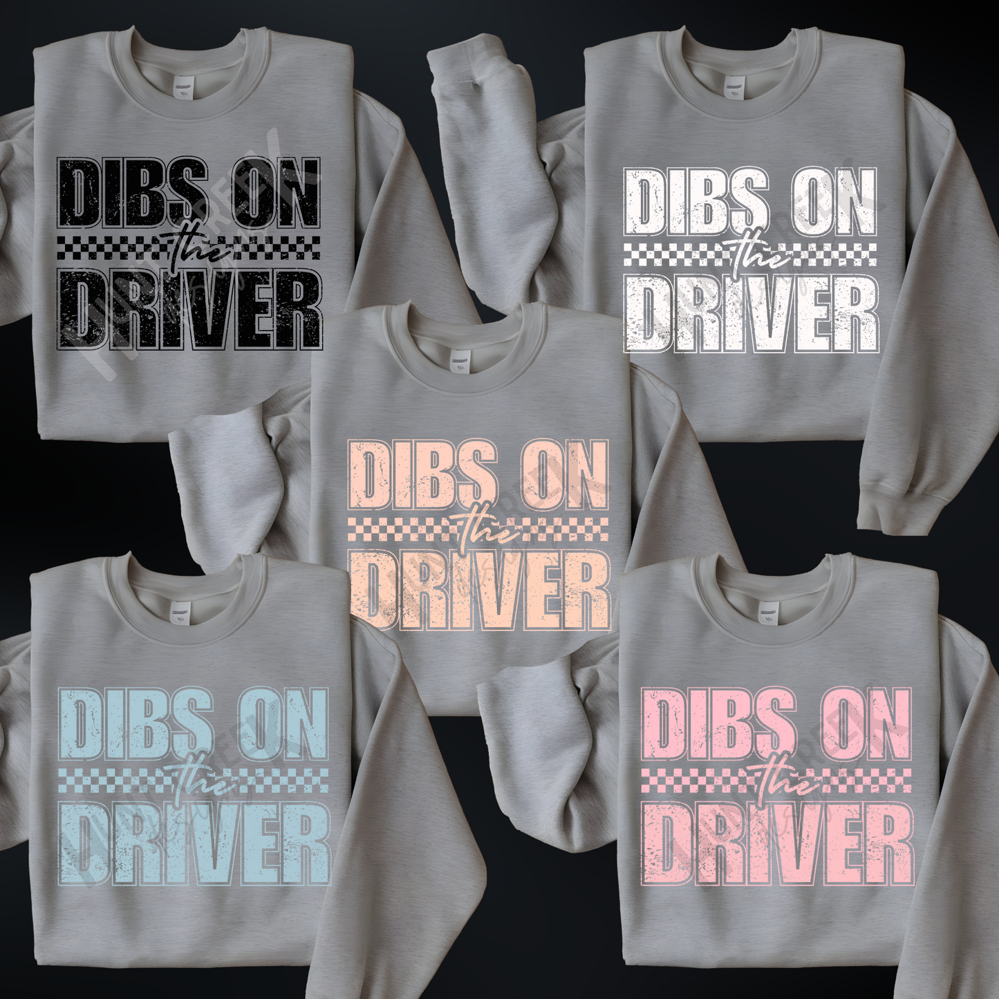 Vintage Dibs On the Driver T-shirts and Sweatshirts Racing shirts Racers Wife Shirts Racing Fan Shirts Drag Racing Dirt Track Racing Apparel