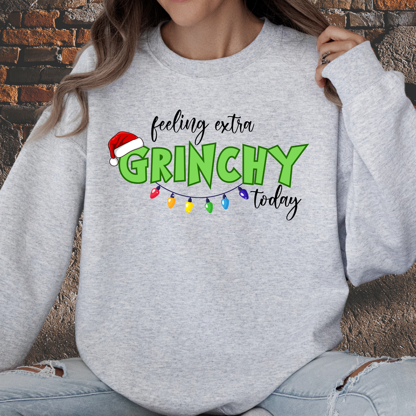 Feeling Extra Grinchy today T-shirts and Sweatshirts Christmas shirts Funny Christmas shirts Grinch hoodie