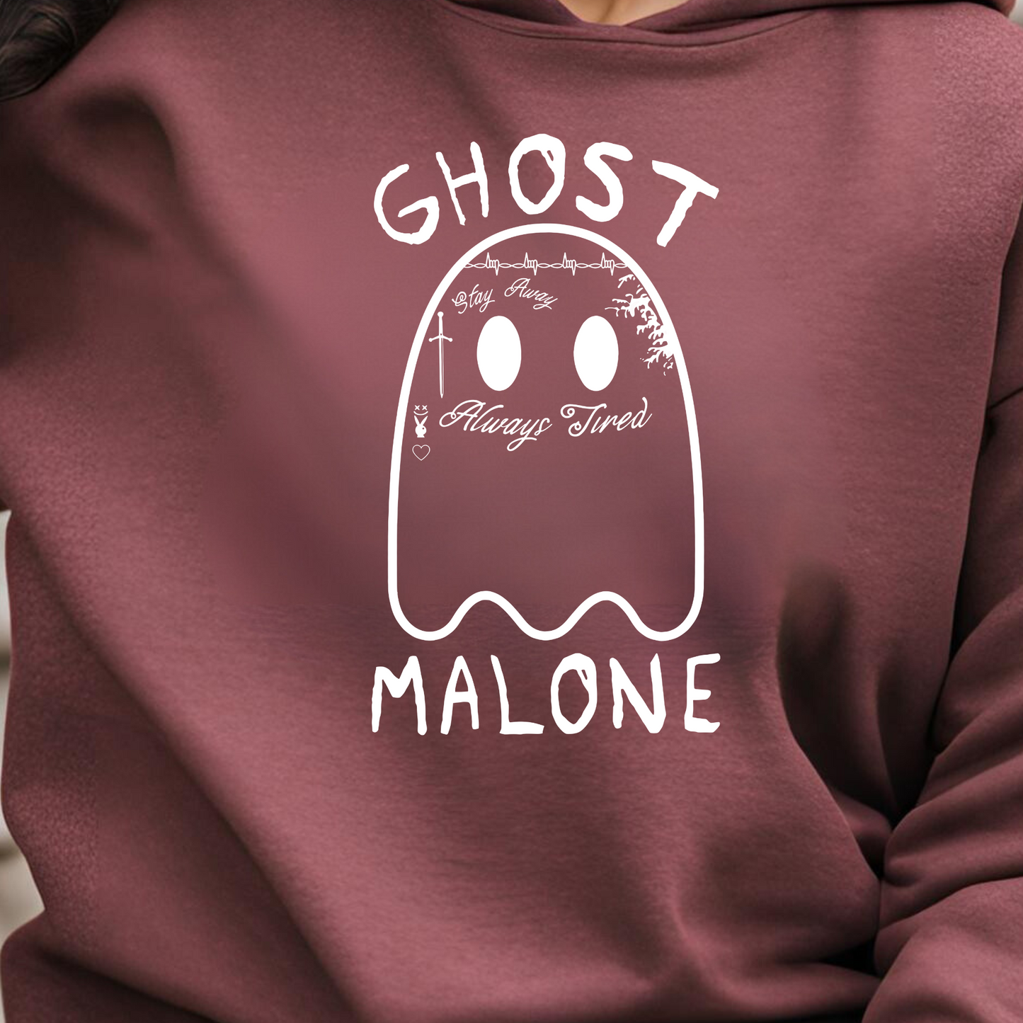 Ghost Malone T-Shirts, Halloween Post Malone T-shirts and Sweatshirts, Fall  outerwear, Ghost Malone trick or treating shirts